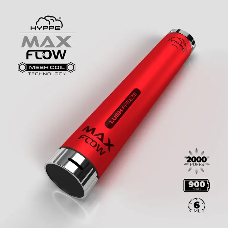 A Lush Freeze Hyppe Max Flow lush freeze flavor e-liquid by Vape4Less.