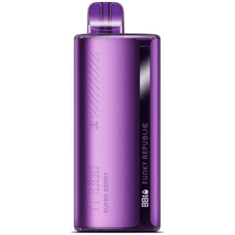 A Super Berry Funky Republic Ti7000 e-liquid vape by Vape4Less.