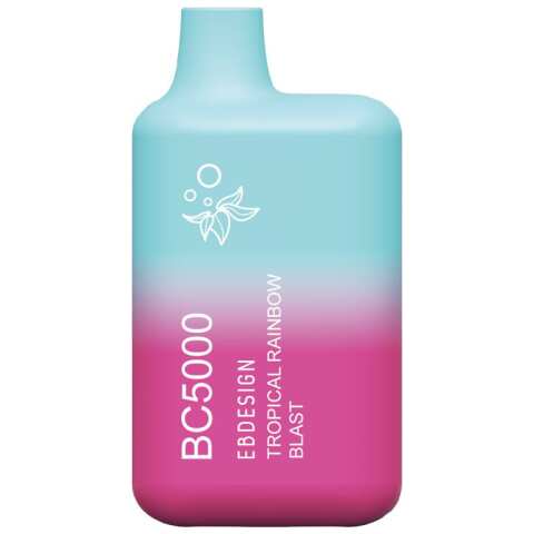 A Tropical Rainbow Blast EB BC5000 tropical rainbow blast flavor e-liquid by Vape4Less.