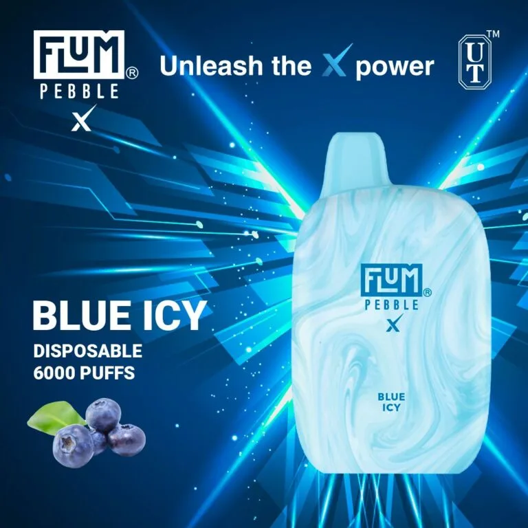 Blue Icy Flum Pebble - Image 2