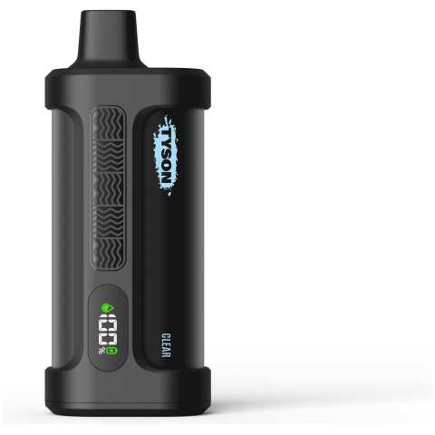 A 14ml Clear Tyson Iron Mike 15000 by Vape4Less.