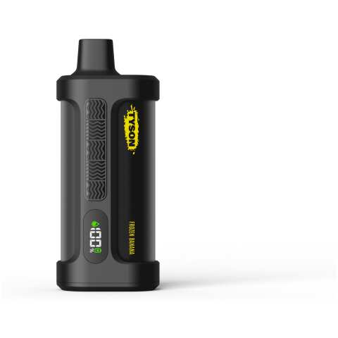 A 14ml Frozen Banana Tyson Iron Mike 15000 by Vape4Less.