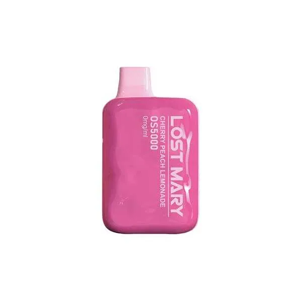Cherry Peach Lemonade Lost Mary OS5000 Zero Nic (0%) Cherry Peach Lemonade Lost Mary OS5000 Zero Nic (0%)