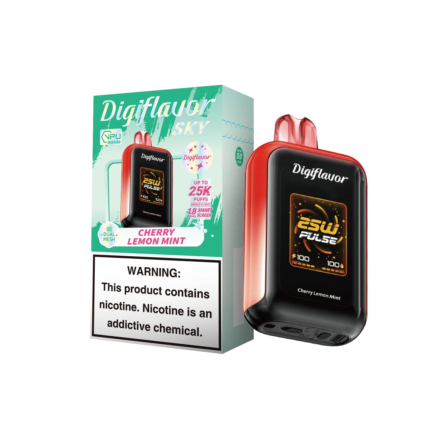 A 16ml Cherry Lemon Mint Digiflavor Sky View 25k by Vape4Less.