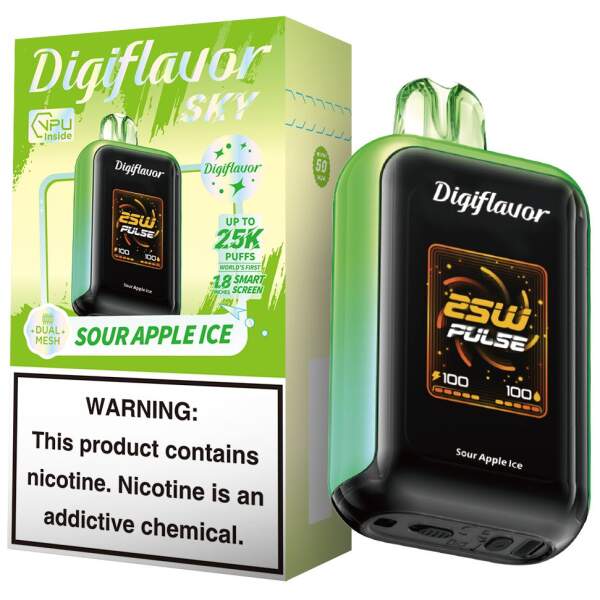 Sour Apple Ice Digiflavor Sky View 25k
