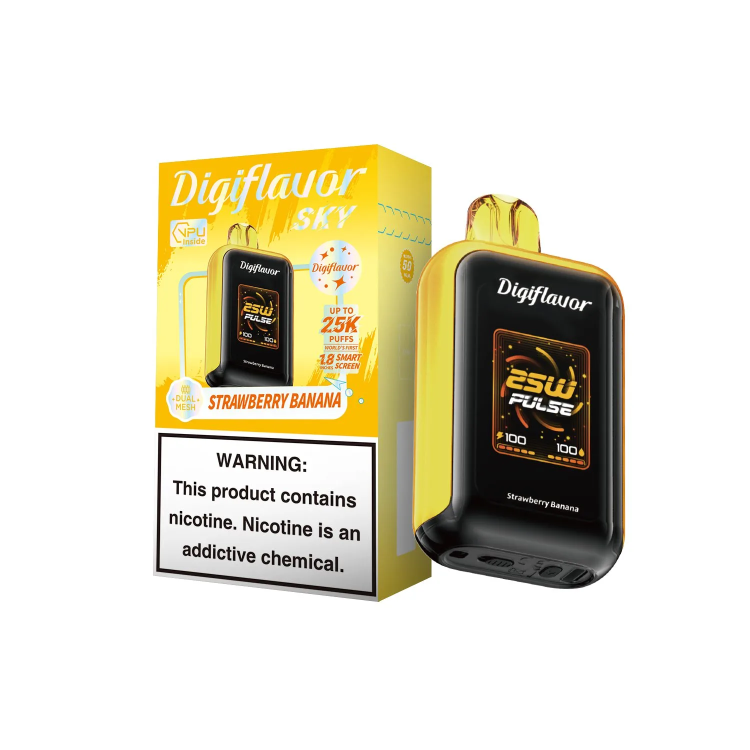 A 16ml Strawberry Banana Digiflavor Sky View 25k by Vape4Less.