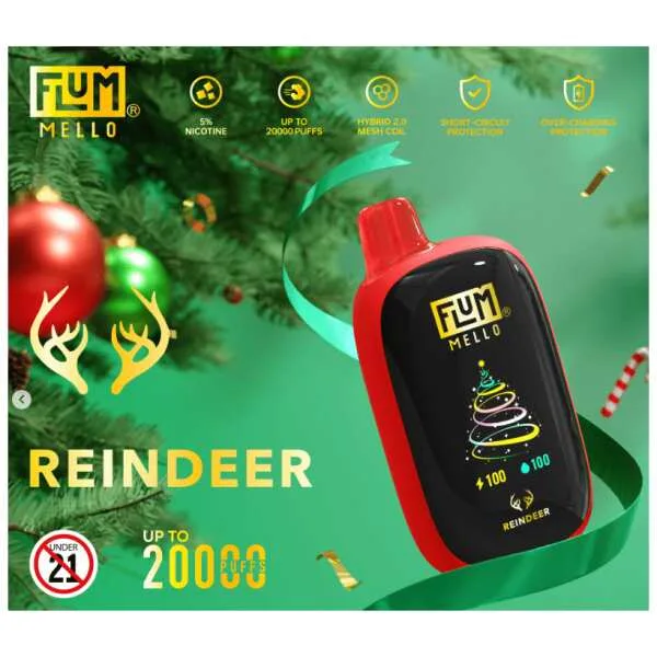flum mello ruby yellow FLUM Mello (20000 Puffs) – Great Vape LLC main image 1