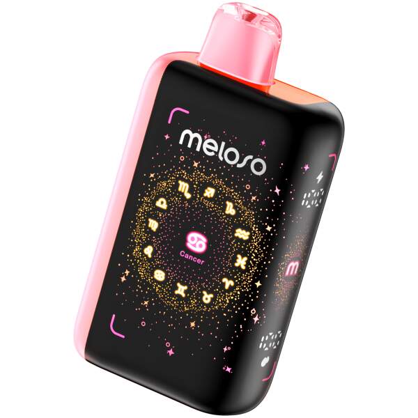 Peachy Strawmelon Meloso Geek Bar 30K with fruity peach, strawberry, and watermelon flavor