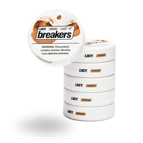 Lucy Breakers Espresso – Nicotine Pouches with Rich Espresso Flavor