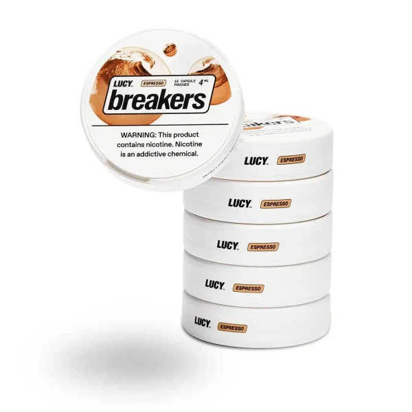 Lucy Breakers Espresso – Nicotine Pouches with Rich Espresso Flavor