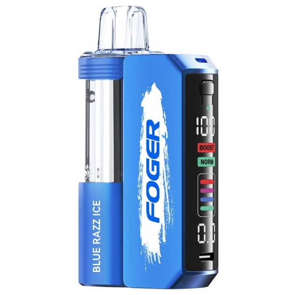 Blue Razz Ice Foger Switch Pro Kit 30K with blue raspberry and ice flavor.