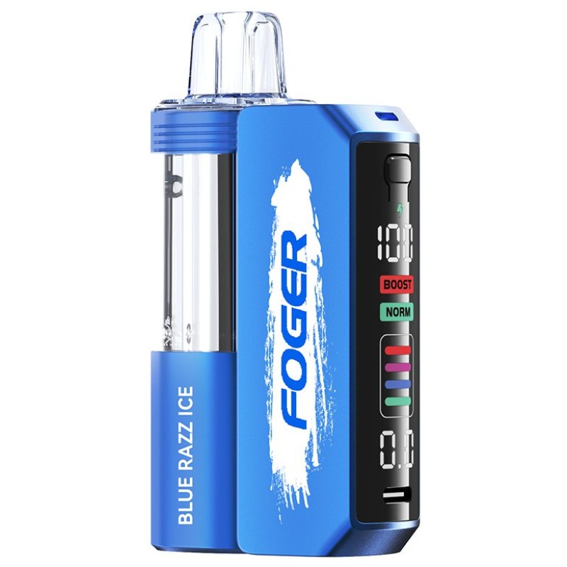 Blue Razz Ice Foger Switch Pro Kit 30K with blue raspberry and ice flavor.