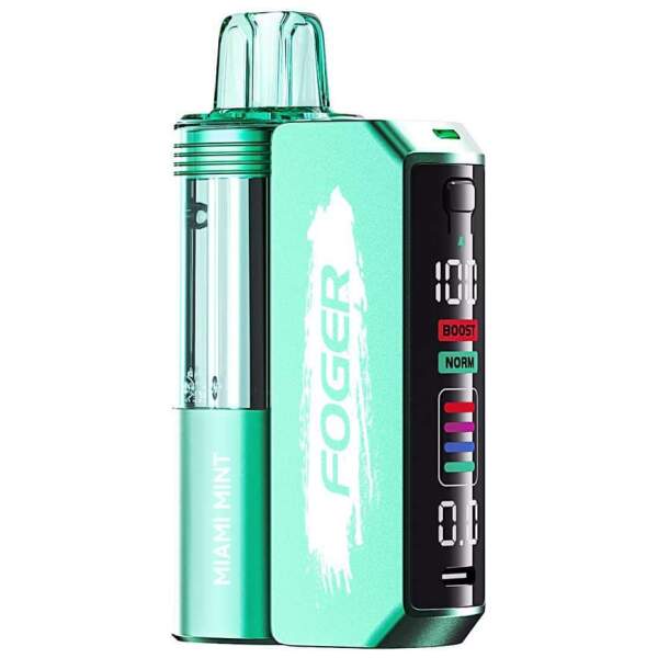 Miami Mint Foger Switch Pro Kit 30K with a cool mint and tropical blend.