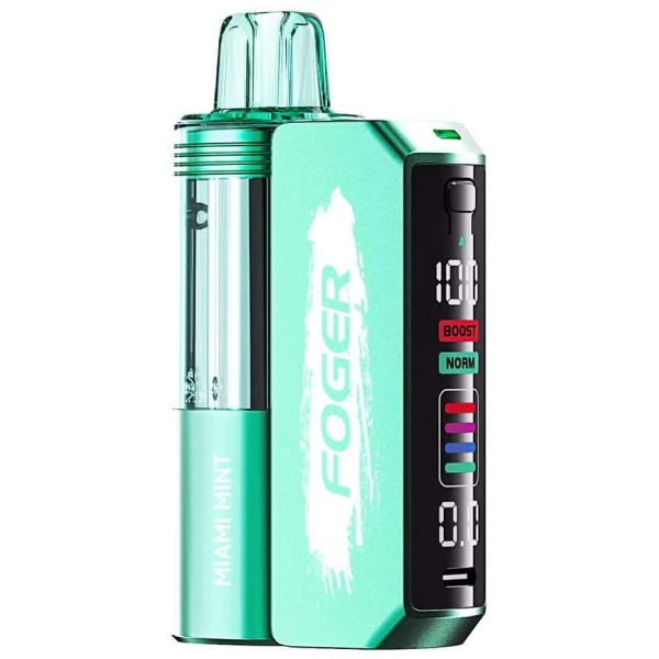 Miami Mint Foger Switch Pro Kit 30K with a cool mint and tropical blend.