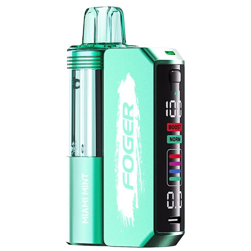 Miami Mint Foger Switch Pro Kit 30K with a cool mint and tropical blend.