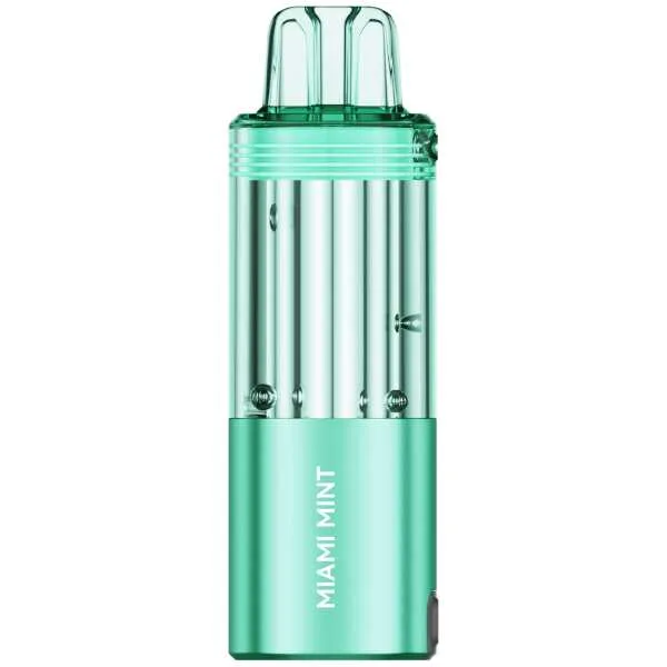 A Miami Mint Foger Switch Pro Pod 30K with cool mint and tropical flavor. by Vape4Less.