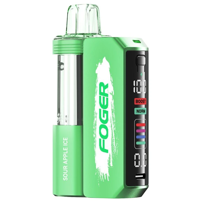 Sour Apple Ice Foger Switch Pro Kit 30K with sour apple and ice flavor.