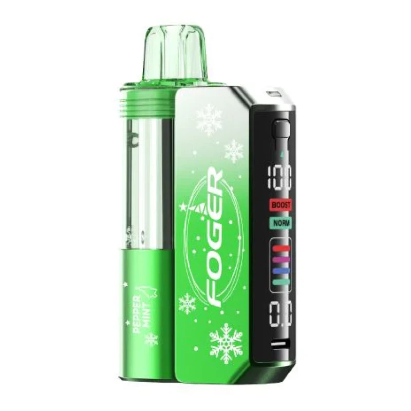 Peppermint Foger Switch Pro Kit 30K with a cool and sweet peppermint flavor.