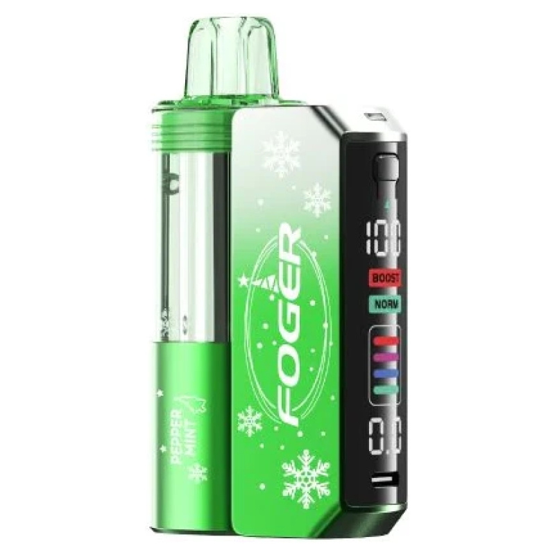 Peppermint Foger Switch Pro Kit 30K with a cool and sweet peppermint flavor.