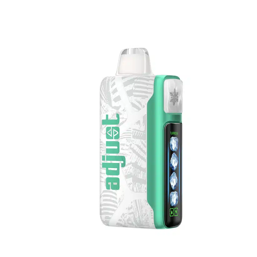 Miami Mint - Introducing Miami Mint by Adjust MyCool 40K, a refreshing fusion of cool mint and a crisp, icy breeze. This invigorating blend delivers a smooth, frosty vape with a long-lasting, minty freshness.