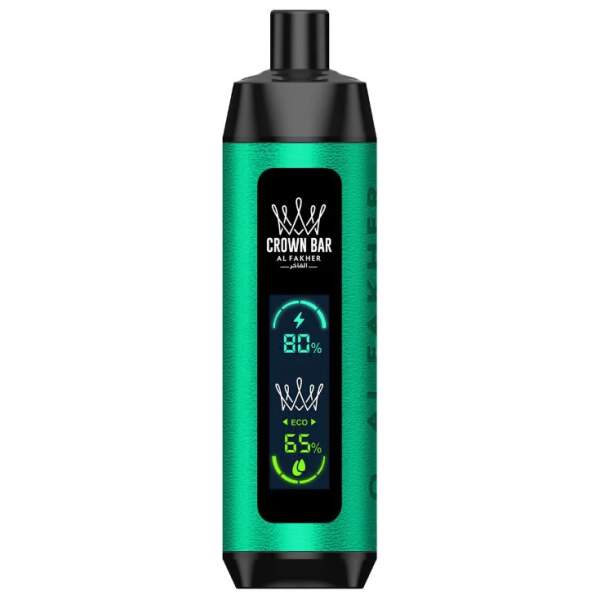 Mint Al Fakher Crown Bar 8000 Pro – Menthol Vape