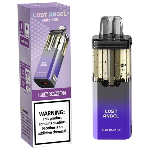 Blue Razz Ice Lost Angel Mate 50K Pod