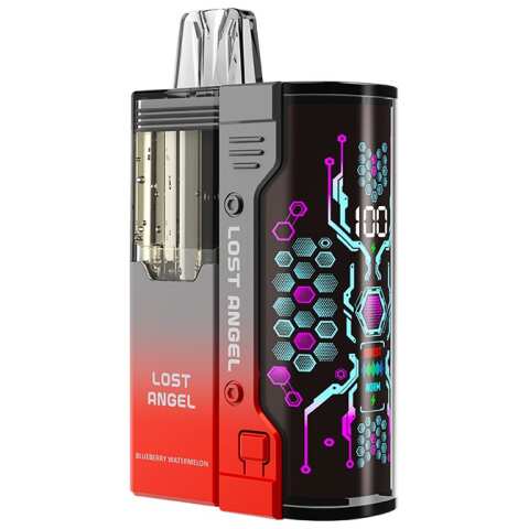 A Blueberry Watermelon Lost Angel Mate 50K Kit by Vape4Less.