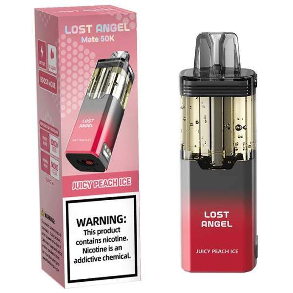 Juicy Peach Ice Lost Angel Mate 50K Pod