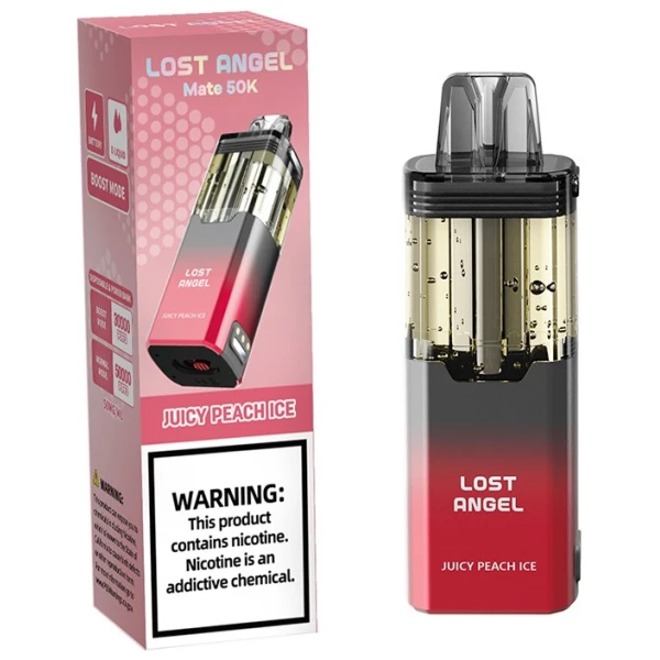 Juicy Peach Ice Lost Angel Mate 50K Pod