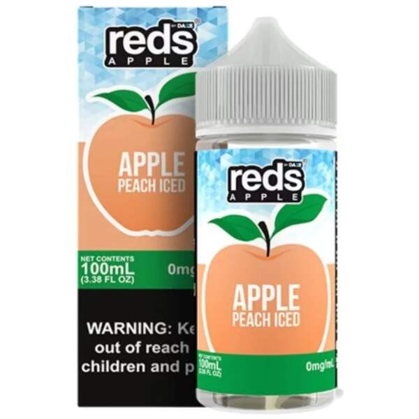 Peach Iced – Apple Reds 100ml bottle