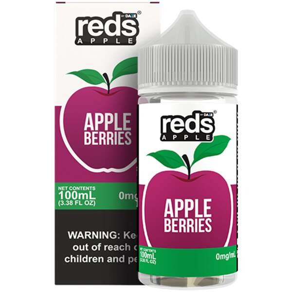 Berries Apple Reds 100ml vape juice bottle