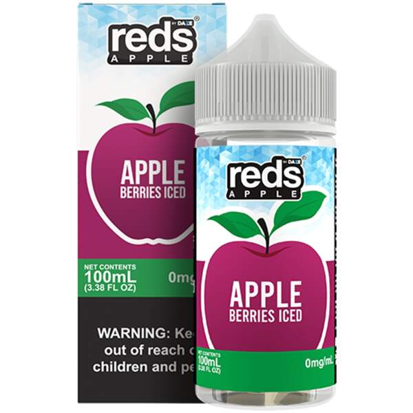 Berries Iced Apple Reds 100ml vape juice bottle