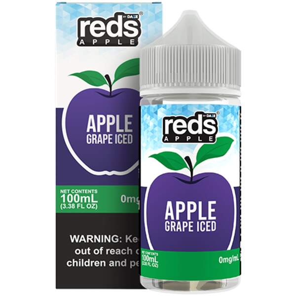 Grape Iced Apple Reds 100ml bottle