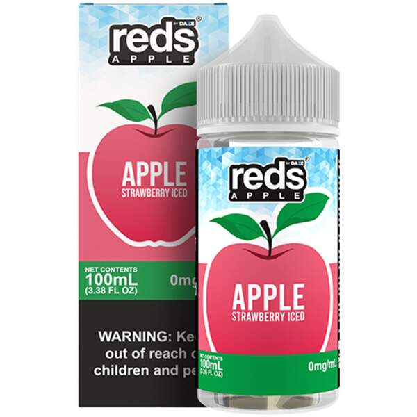 Strawberry Iced Apple Reds 100ml bottle