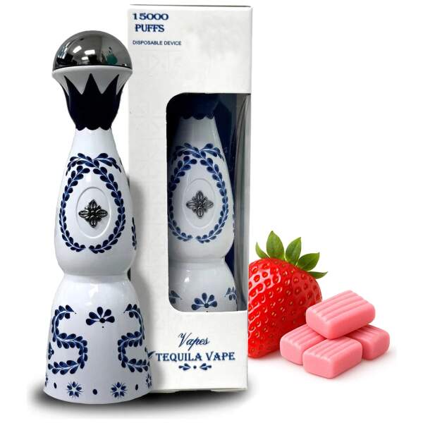 Strawberry Bubblegum Tequila Vape 15K disposable vape