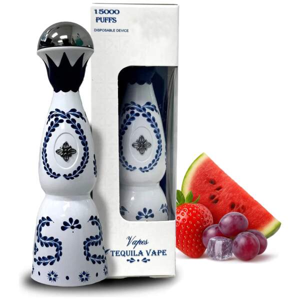 Strawberry Watermelon Grape Ice Tequila Vape 15K disposable