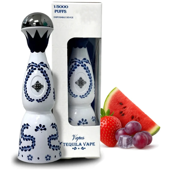 Strawberry Watermelon Grape Ice Tequila Vape 15K disposable