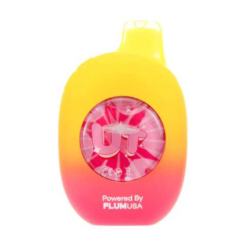 A 16ml White Gummy Cherry UT 50K disposable vape by Vape4Less.