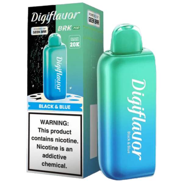 Black & Blue Fab Geek Bar Digiflavor BRK 20K Pod