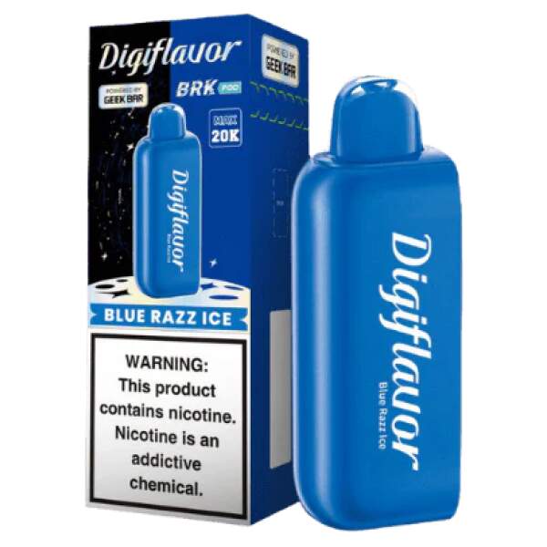 Blue Razz Ice Geek Bar Digiflavor BRK 20K Pod
