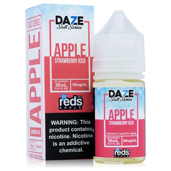 Strawberry Iced by Apple Reds SALT NIC bottle