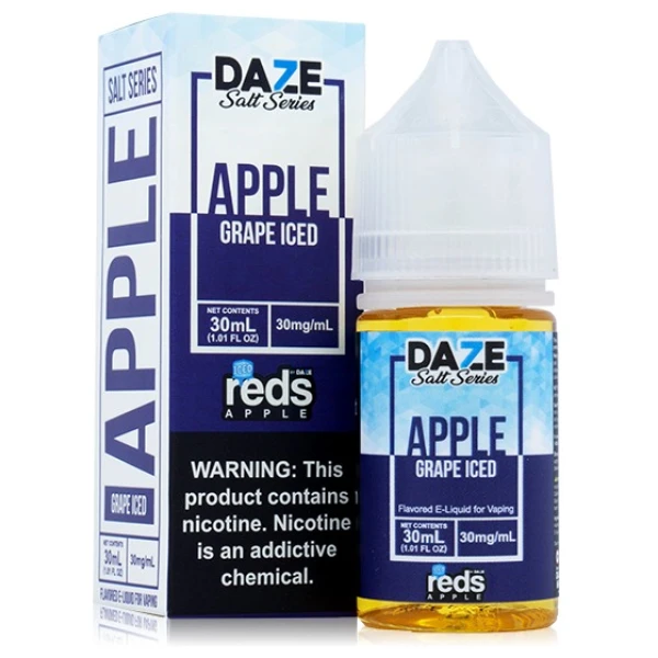 Grape Iced Apple Reds SALT NIC bottle