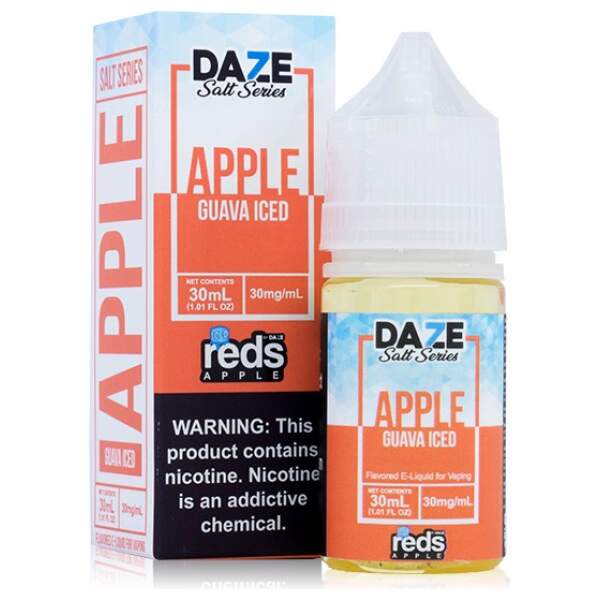 Guava Iced Apple Reds SALT NIC bottle