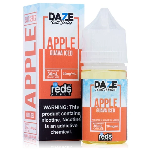 Guava Iced Apple Reds SALT NIC bottle