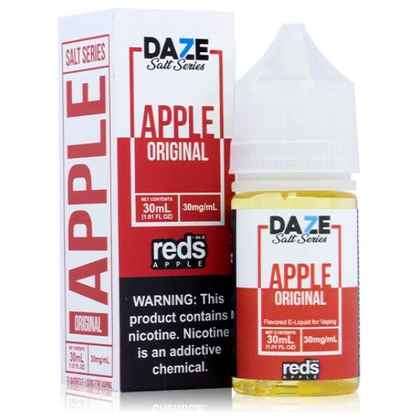 Original Apple Reds SALT NIC e-liquid bottle