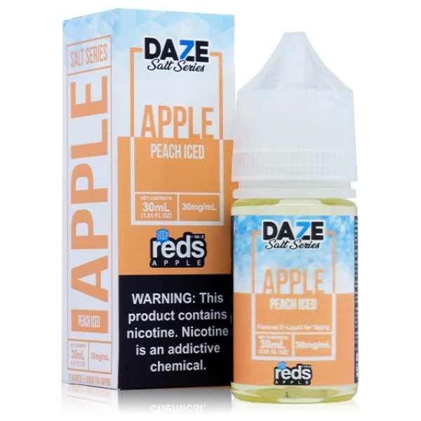 Peach Iced Apple Reds SALT NIC bottle