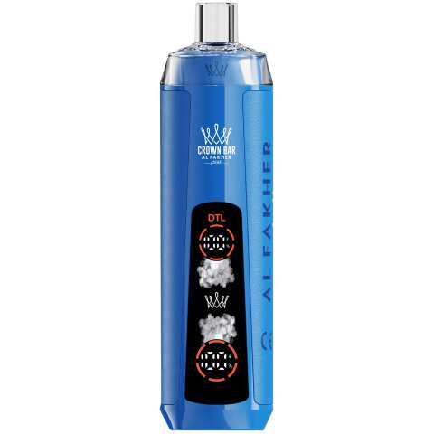 A Blueberry Lemonade Al Fakher Crown Bar 8000 Pro – 8000 Puffs by Vape4Less.