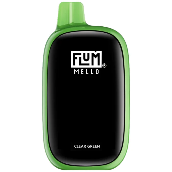Clear Green Flum Mello 20K disposable vape