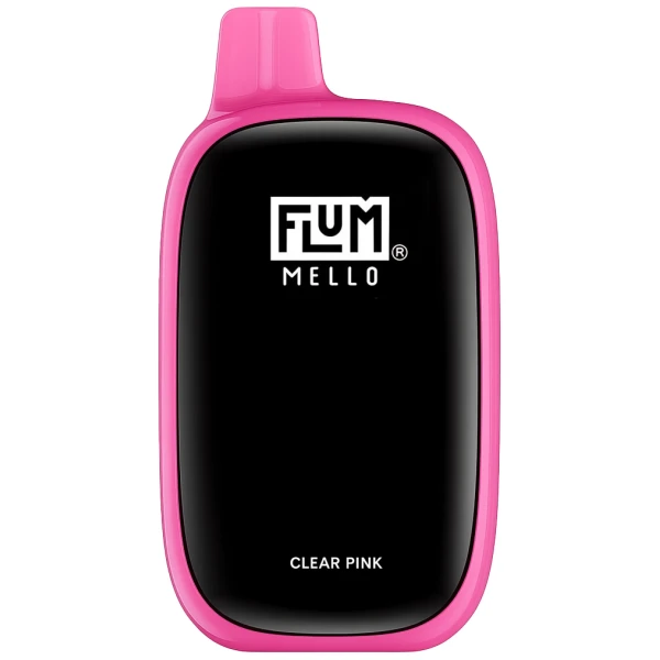 Clear Pink Flum Mello 20K disposable vape