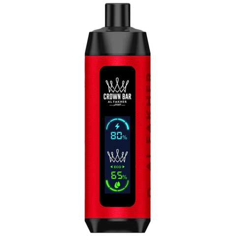 A Watermelon Cherry Al Fakher Crown Bar 8000 Pro by Vape4Less.